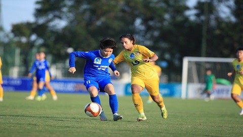  Vòng 9 giải nữ VĐQG - Cúp Thái Sơn Bắc 2025: TP. Hồ Chí Minh I chia điểm với Than KSVN